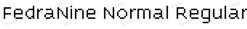 FedraNine Normal Regular字体转换